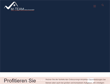 Tablet Screenshot of mteam-kiesendahl.de